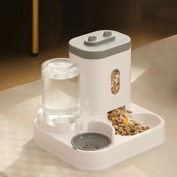 All-in-One Automatic Pet Feeder & Water Dispenser